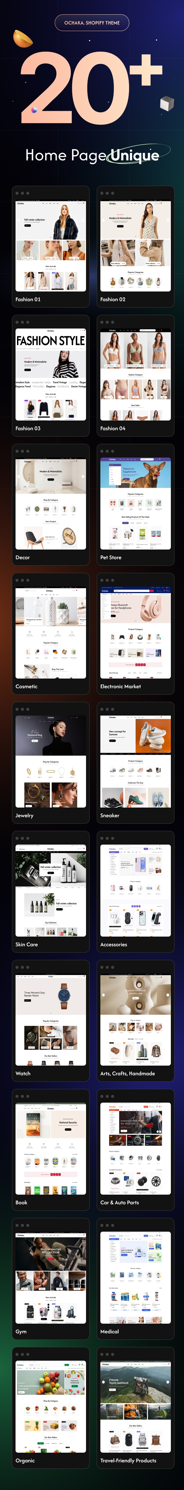 Ochaka - Versatile All in One Multipurpose Shopify Theme - RTL Support - 1